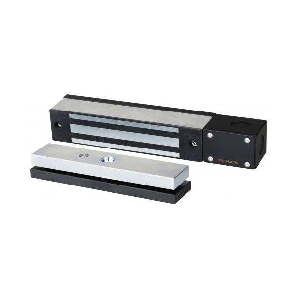 Electromagnetic Gate Lock with 600-lb (272kg) holding force with weldable brackets for ar